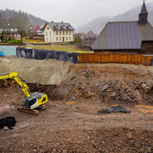 Neues von der Baustelle unserer sport- und Mehrzweckhalle