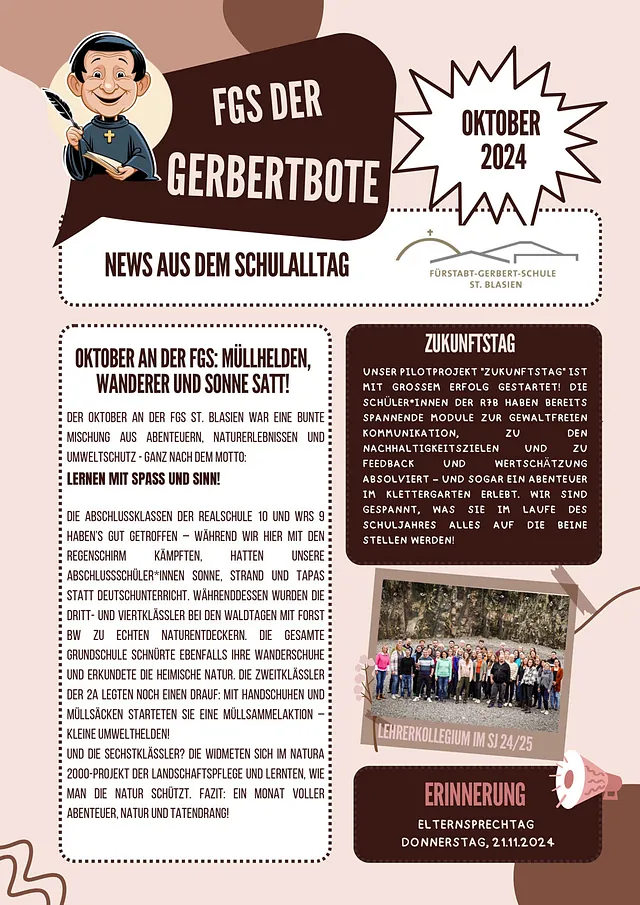 Fürstabt-Gerbert-Schule - Newsletter