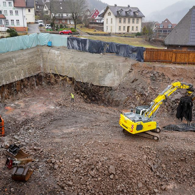 Neues von der Baustelle unserer sport- und Mehrzweckhalle