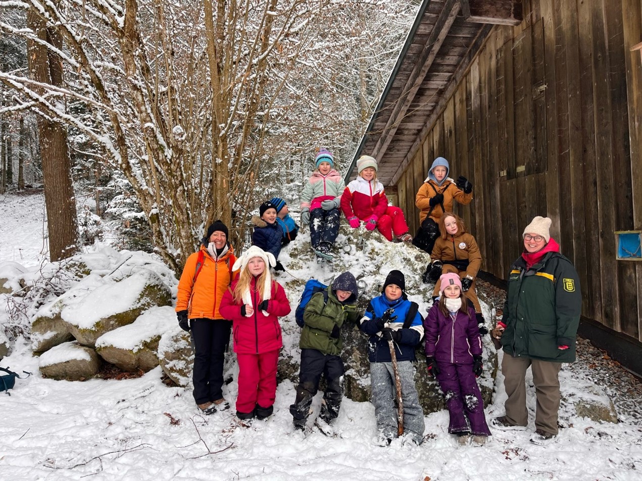 Spuren im Schnee 