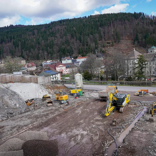 Spatenstich für den Neubau der Spor- und Mehrzweckhalle an der Fürstabt-Gerbert-Schule